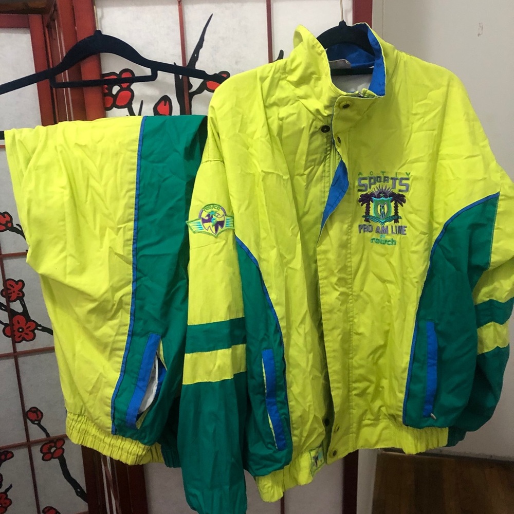 Retro track suit